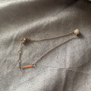 Daniel Wellington Elegant Bronze‎ Glitter Ball Gold Chain Bracelet